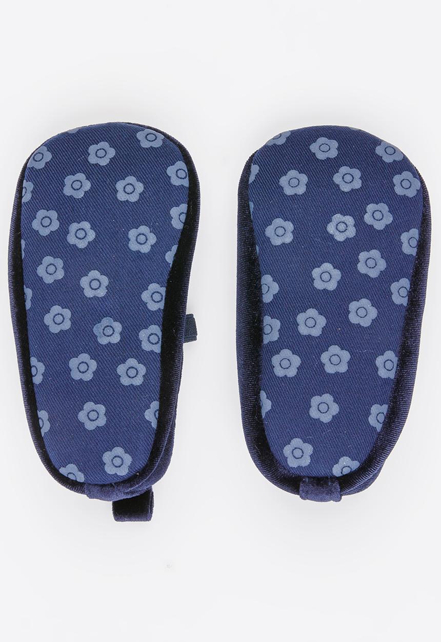 Pop Candy - Girls Flower  Pump Navy