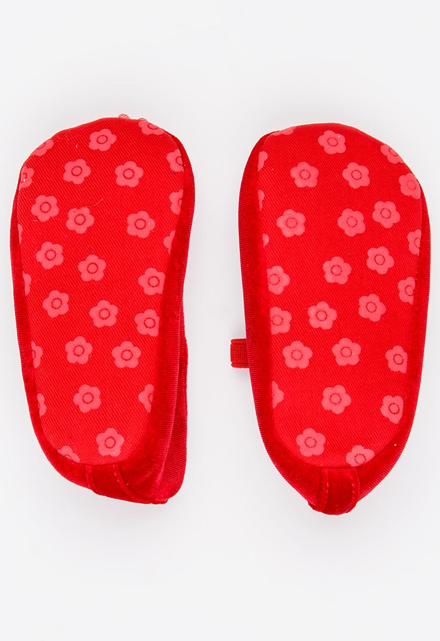 Pop Candy - Girls Flower  Pump Red