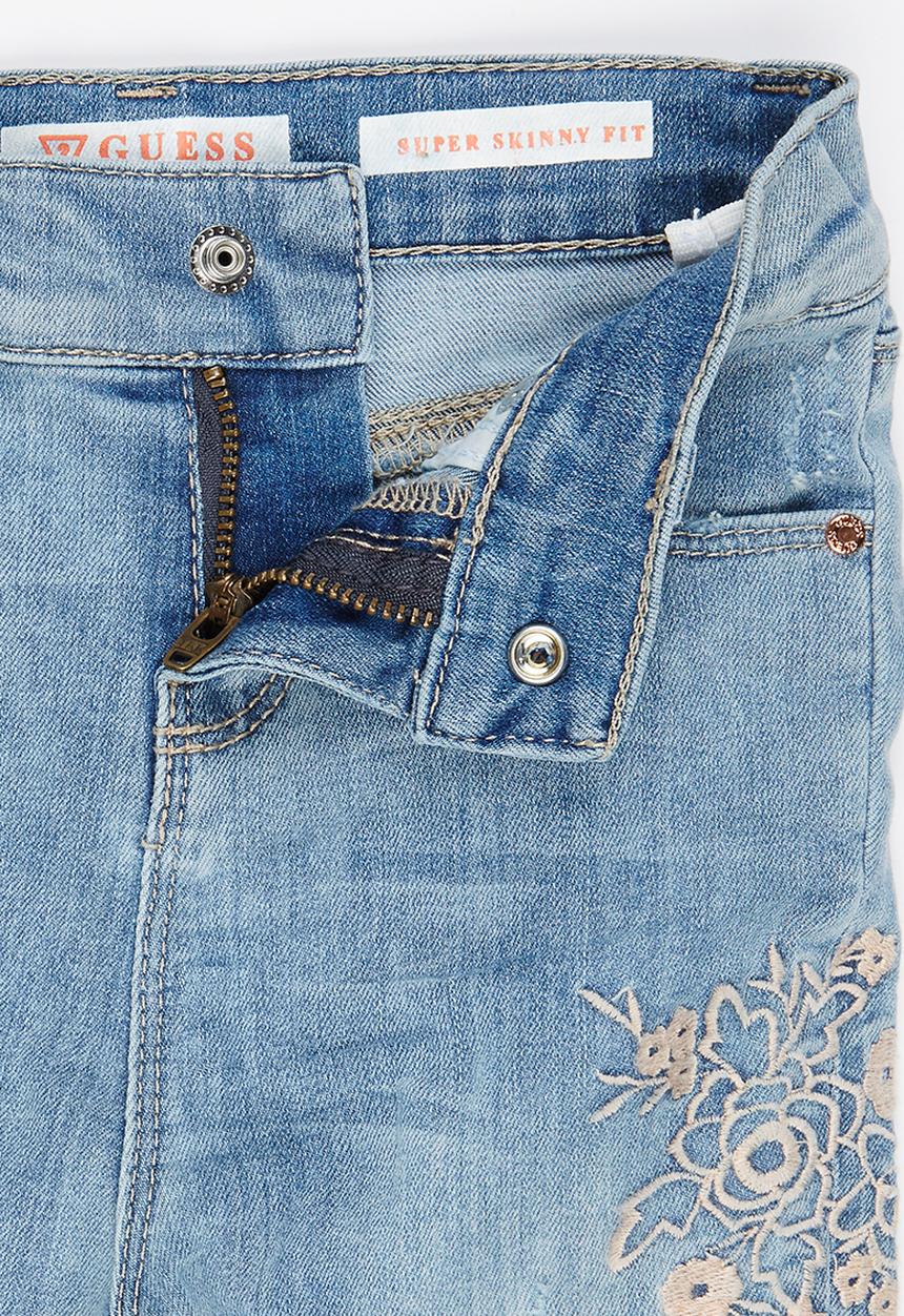GUESS - High Waisted Skinny Pale Blue