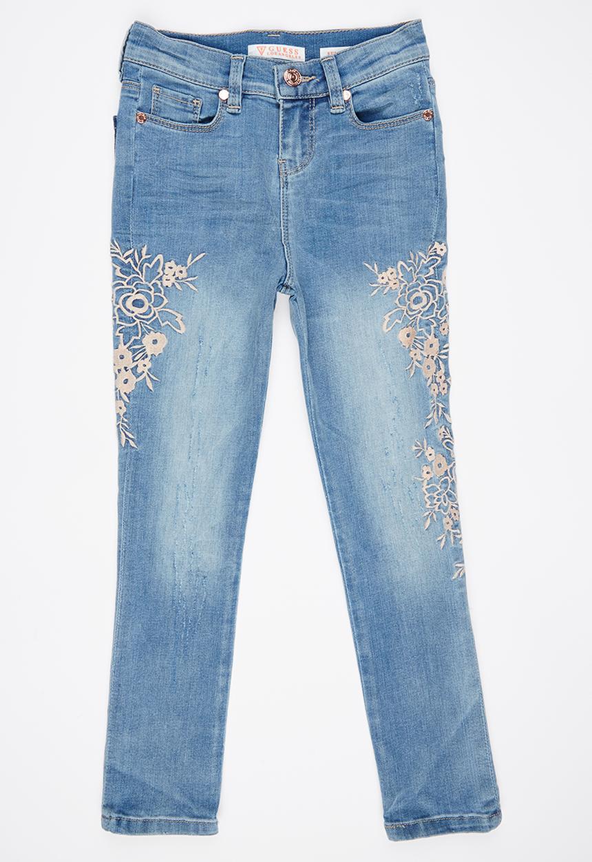 GUESS - High Waisted Skinny Pale Blue