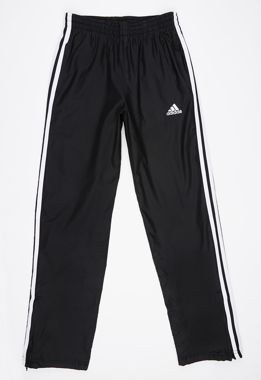 adidas Performance - Boys Woven 3 Stripe  Pant Black and White