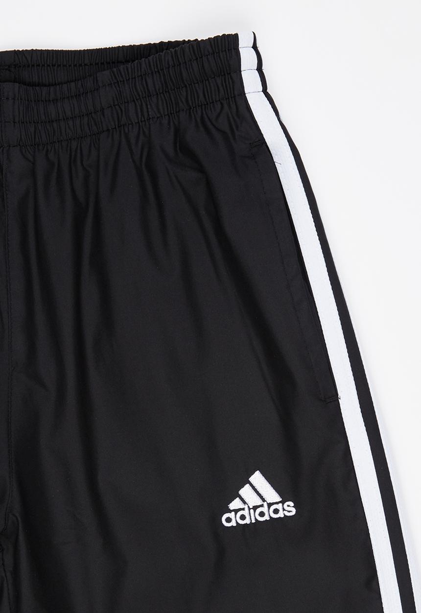 adidas Performance - Boys Woven 3 Stripe  Pant Black and White