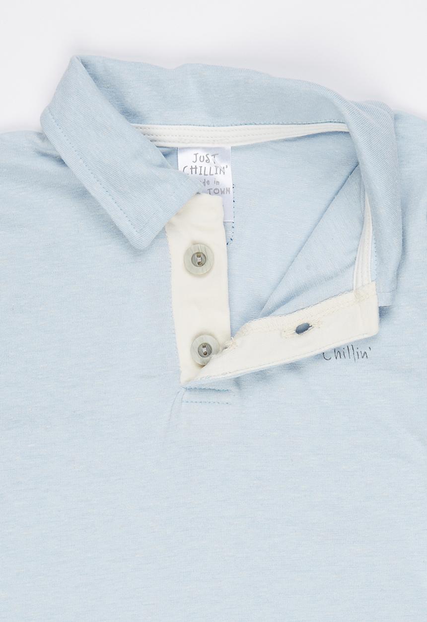 Just chillin - Golf Shirt Pale Blue