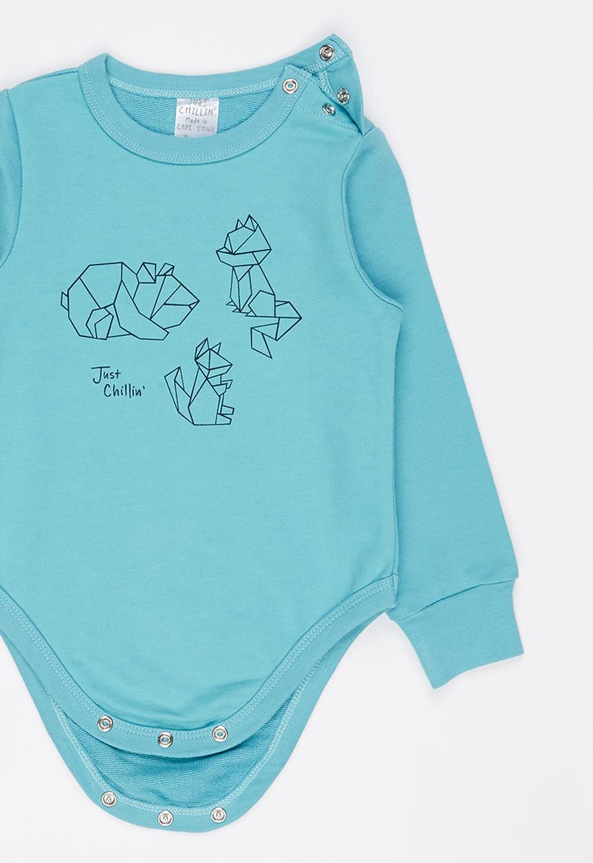 Just chillin - Girls Onesie Aqua