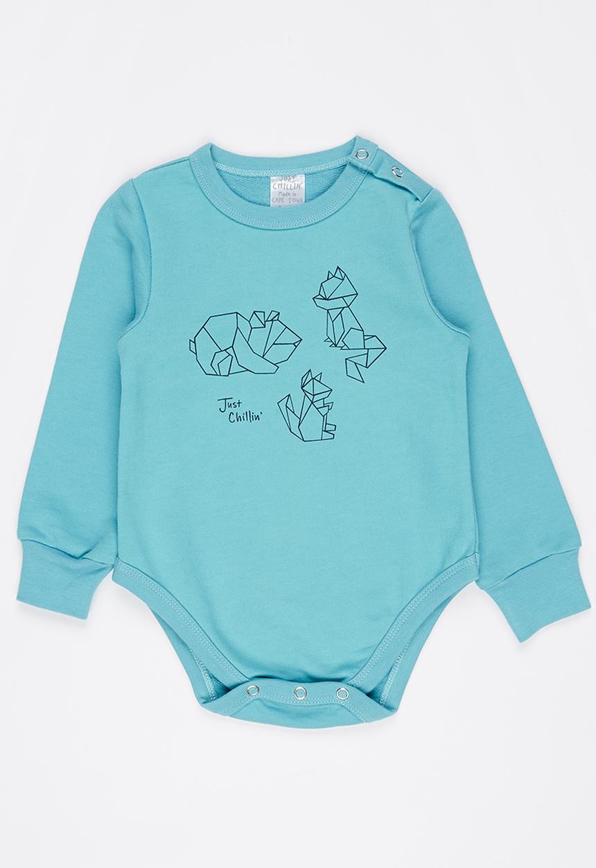 Just chillin - Girls Onesie Aqua
