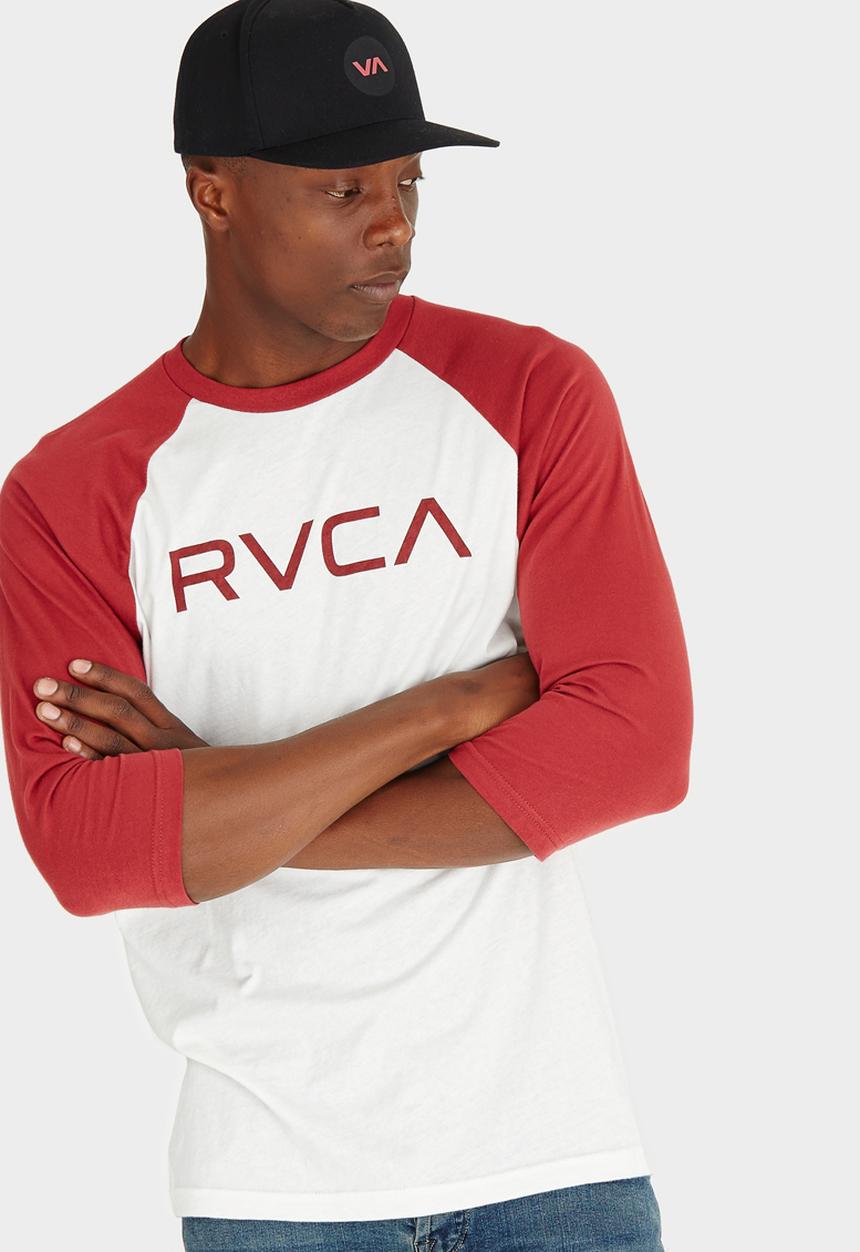 RVCA - Big RVCA Raglan T-Shirt Rose