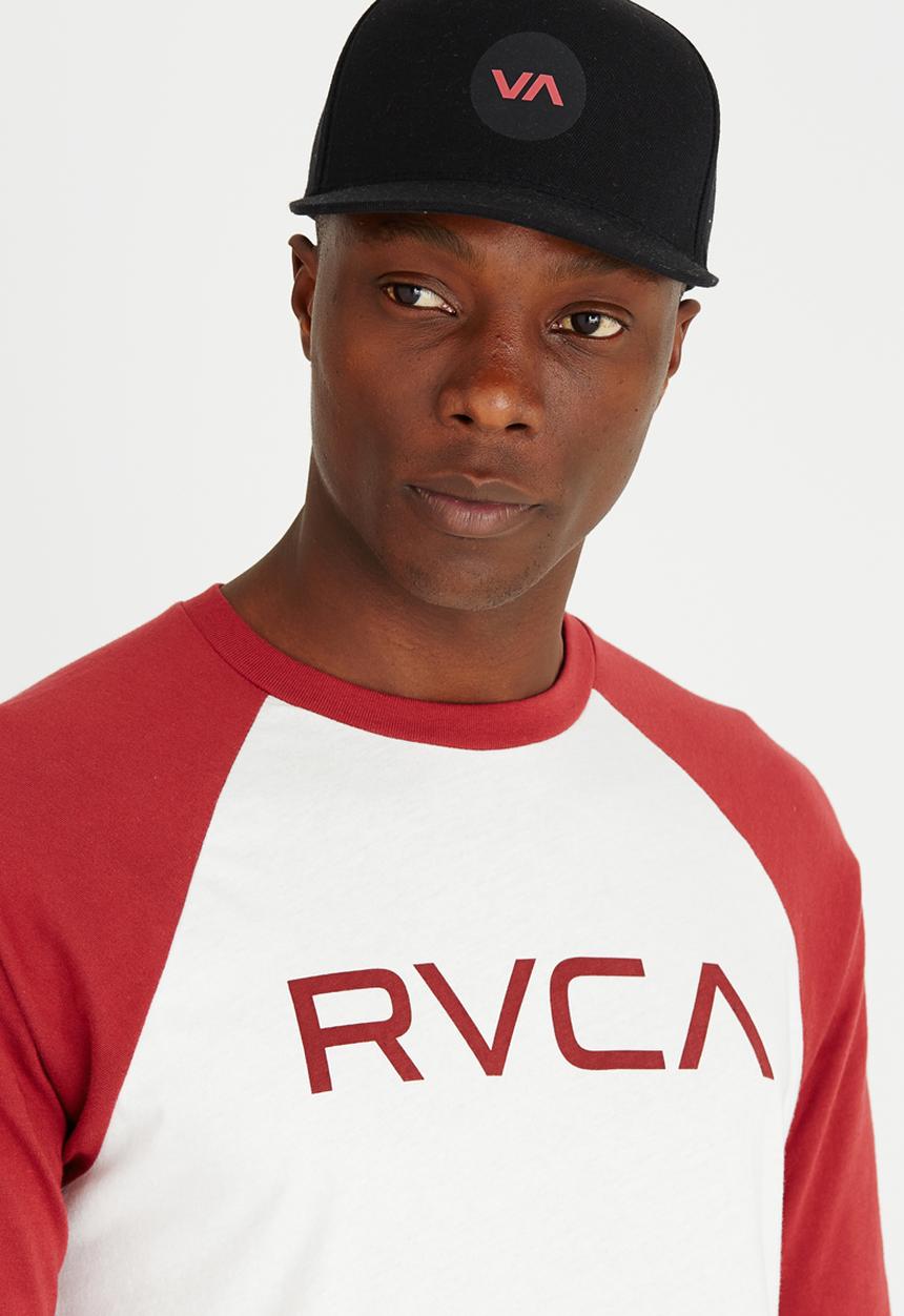 RVCA - Big RVCA Raglan T-Shirt Rose