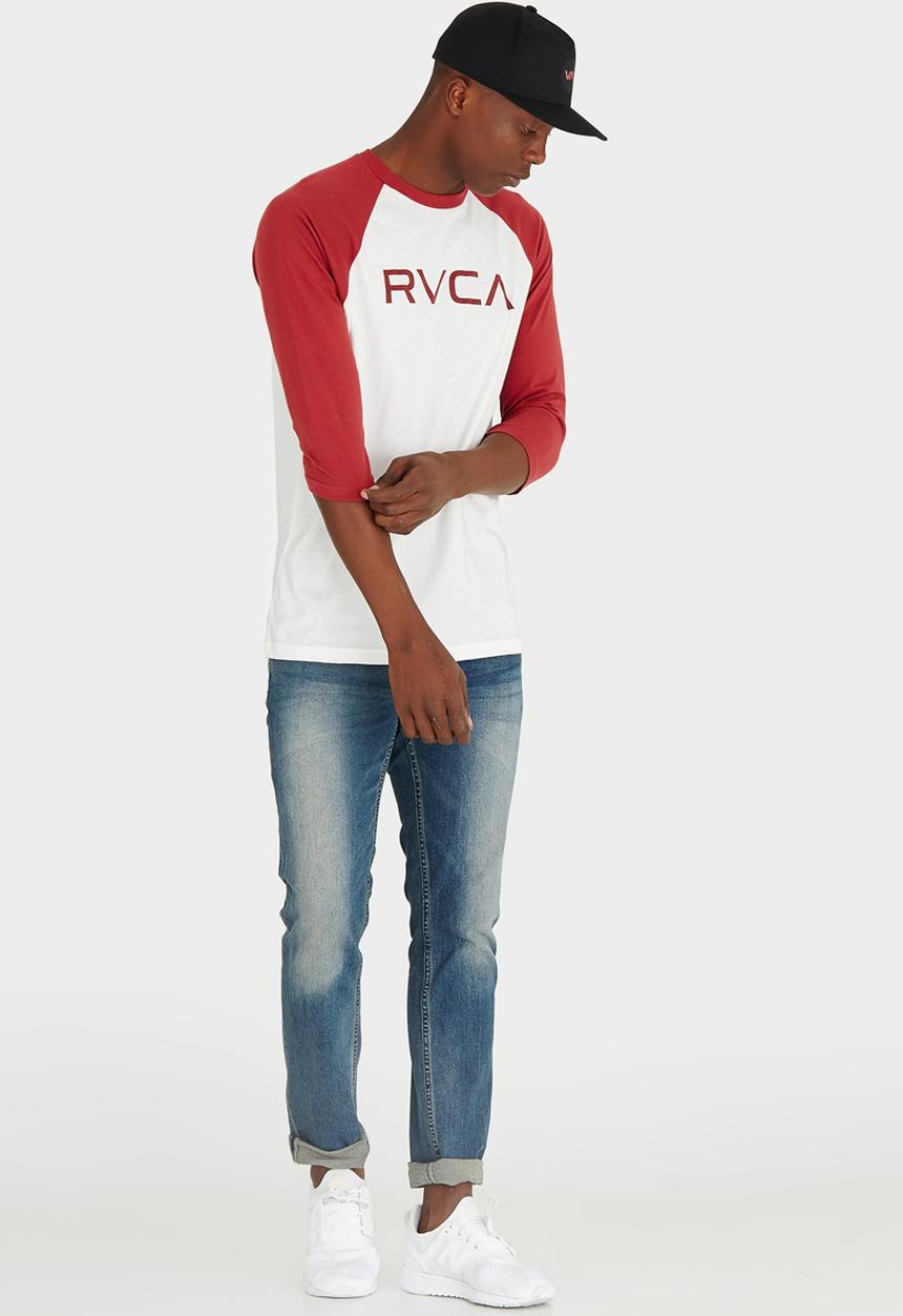 RVCA - Big RVCA Raglan T-Shirt Rose