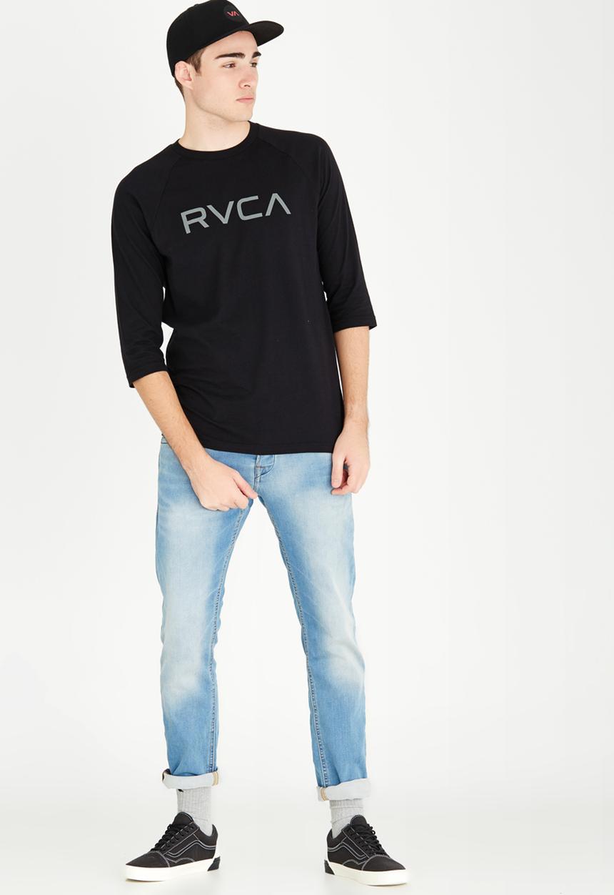 RVCA - Big RVCA Raglan T-Shirt Black