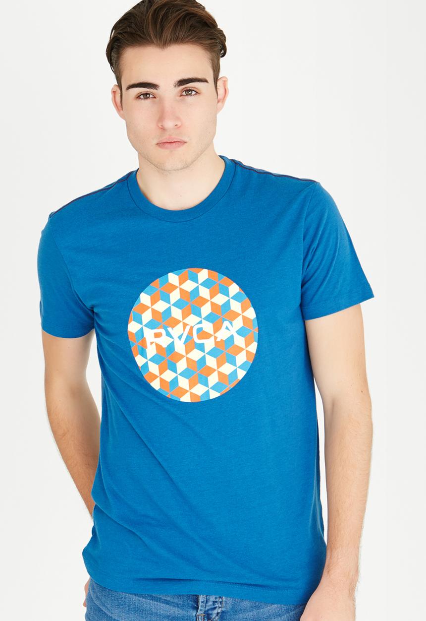 RVCA - Barry Motors T-shirt Dark Blue