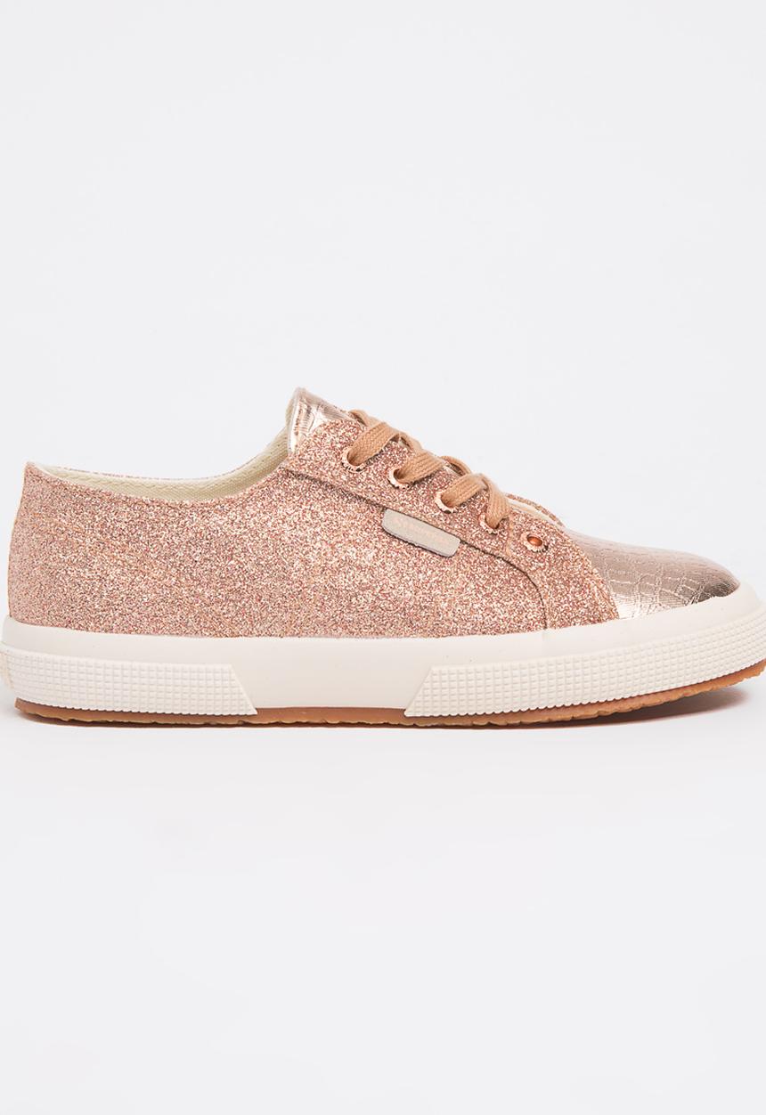 SUPERGA - Glitter Slip on Rose gold
