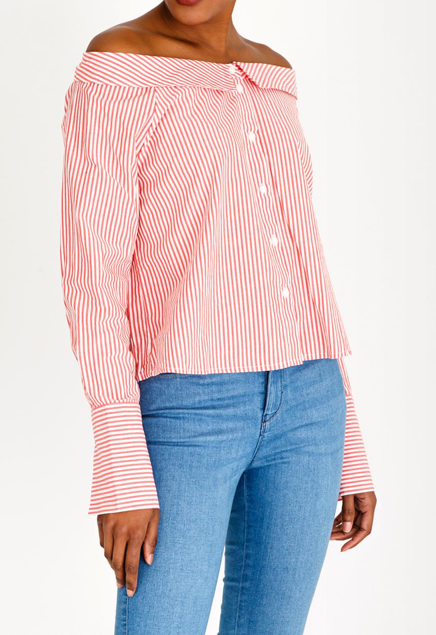ONLY - Bambi Boxy Shirt Red