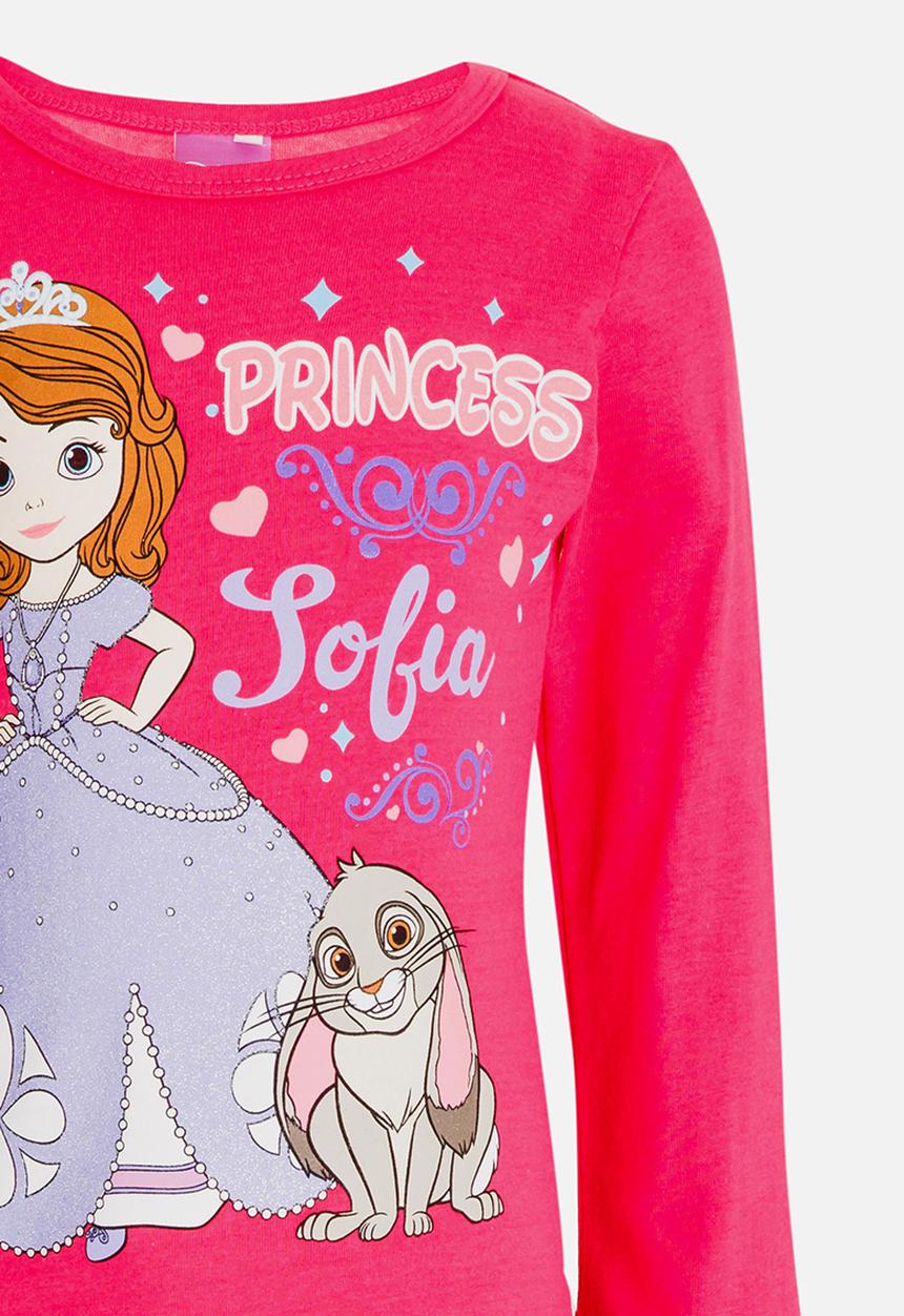 Pop Candy - Princess Sofia Long Sleeve  Tee Mid Pink