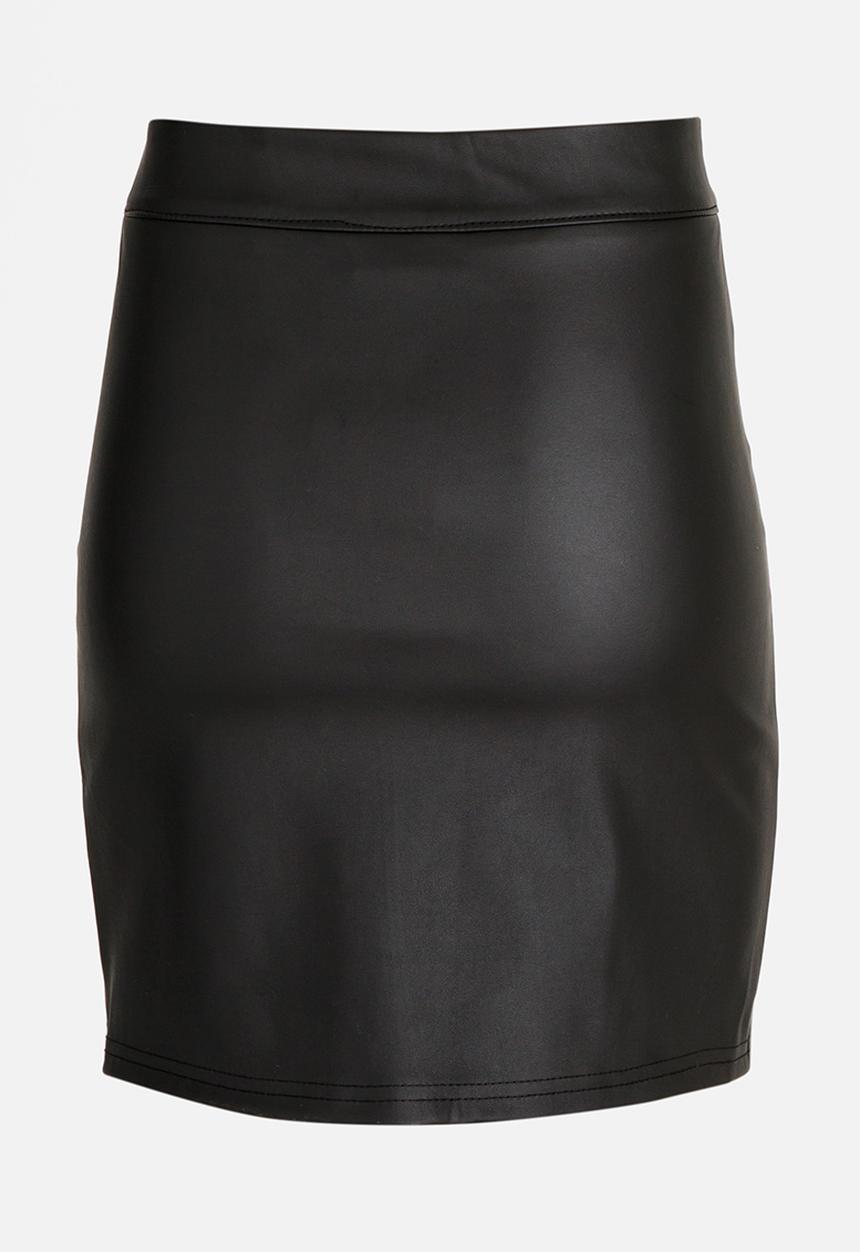 Rebel Republic - PU skirt - black 