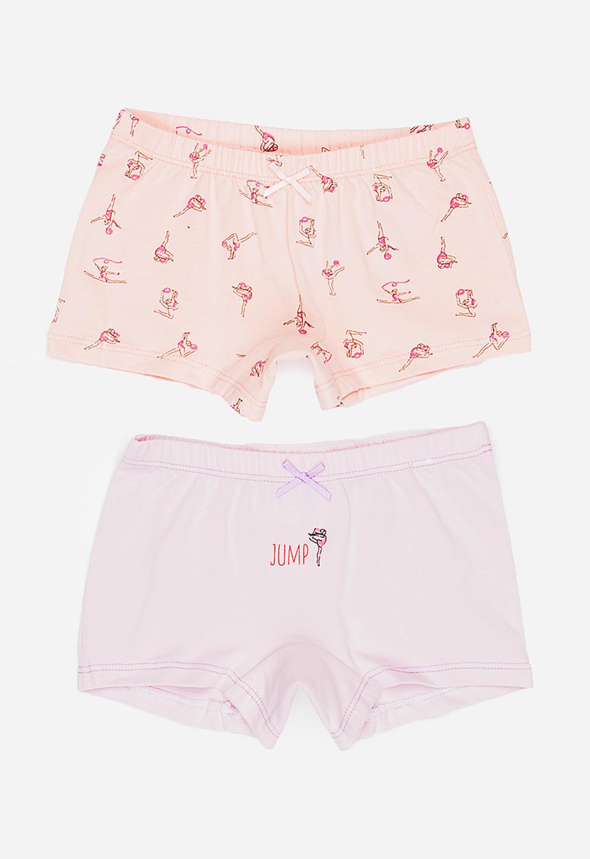 Pop Candy - 4 Pack Printed Shorts Multi-colour