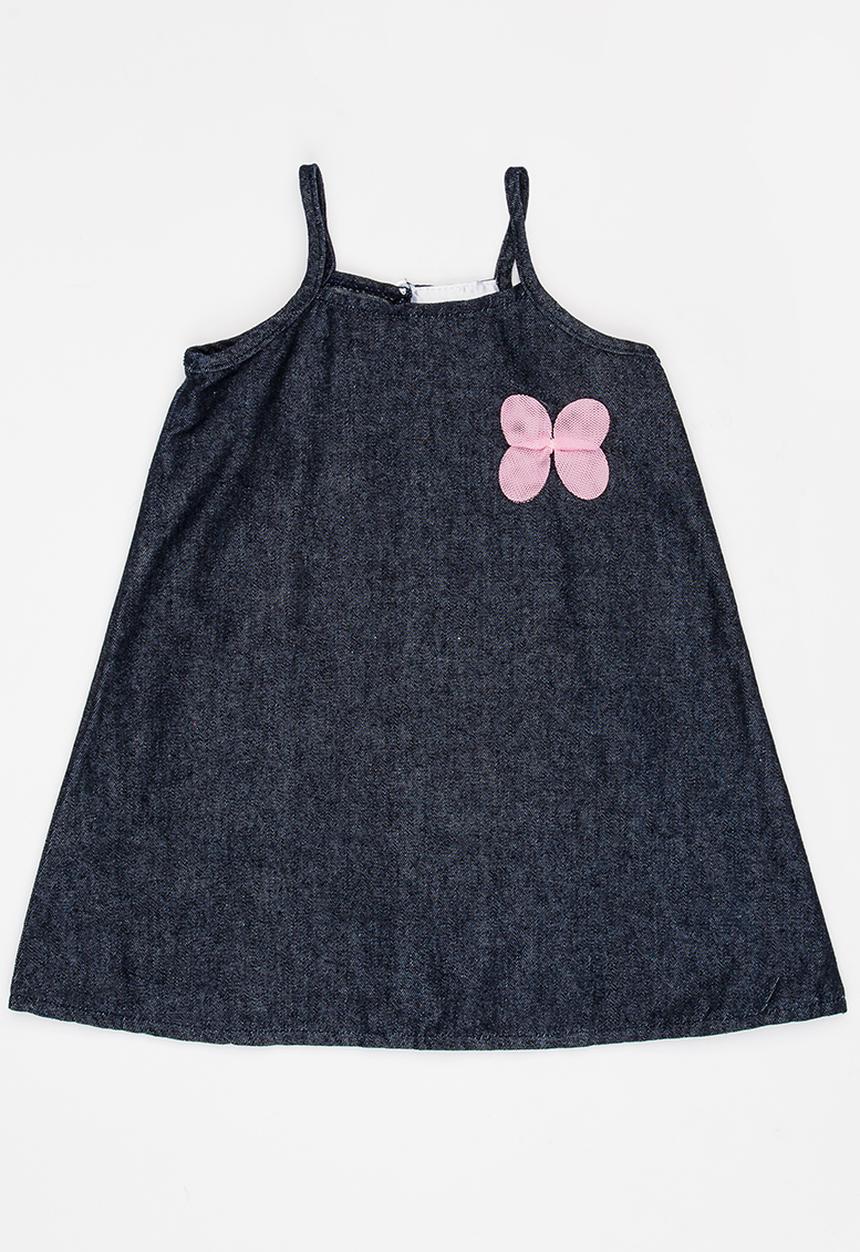 Pop Candy - Denim  Dress Navy