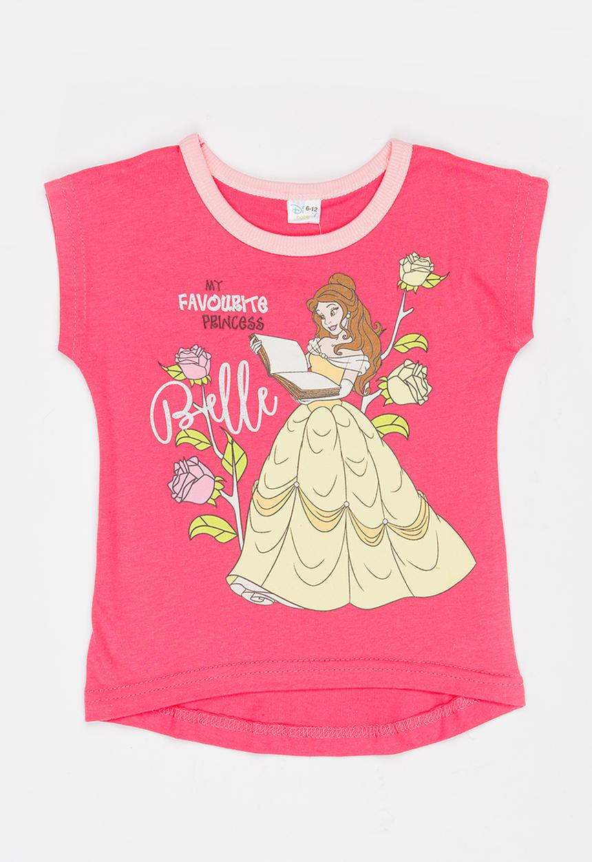 Pop Candy - Beauty And The Beast  Tee Mid Pink