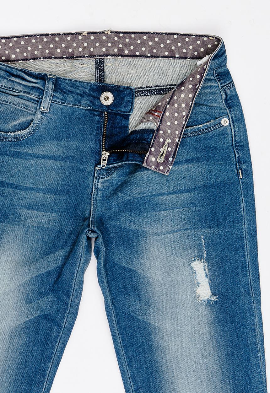 GUESS - Sequin Ripped Skinny Blue