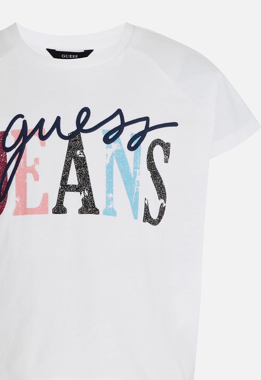 GUESS - Girls Raglan White Tee