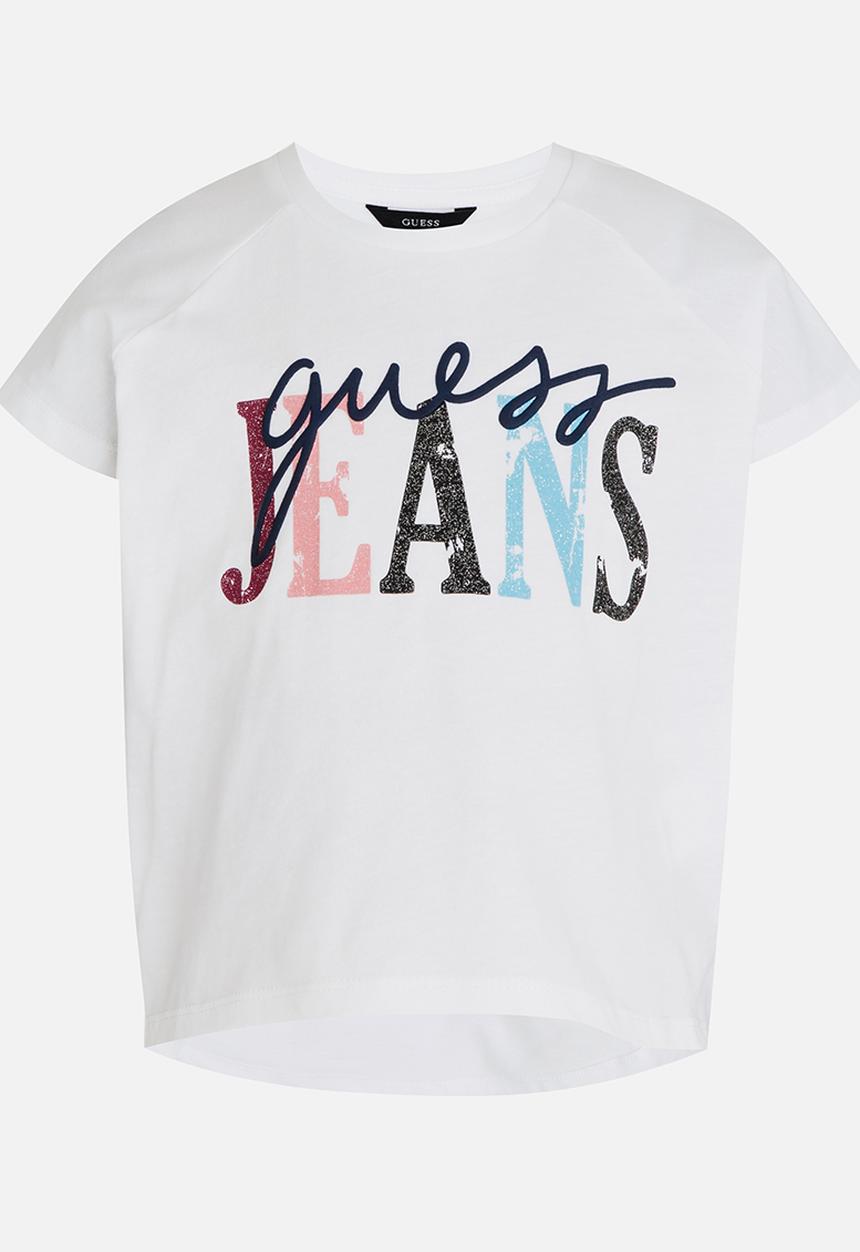 GUESS - Girls Raglan White Tee