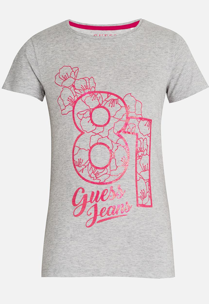 GUESS - Girls Stencil Tee Grey