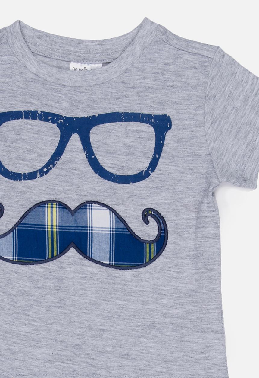Twin Clothing - Shades Printed T-shirt Grey