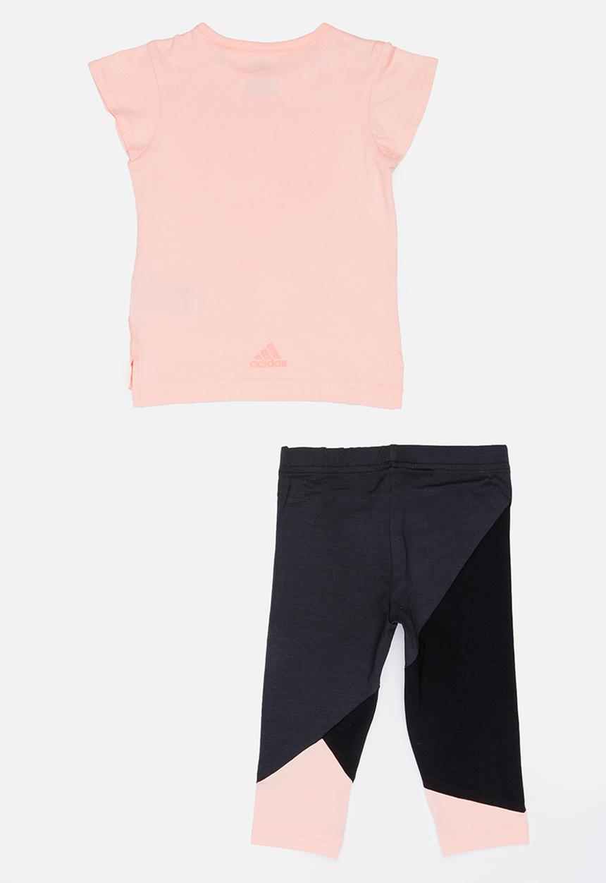 adidas Performance - Mini Me Tight Set Pale Pink