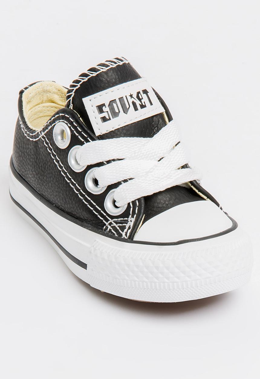 SOVIET - Viper Low Cut Sneaker PU Black
