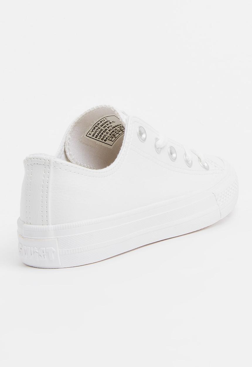 SOVIET - Viper Low Cut Sneaker PU Mono White