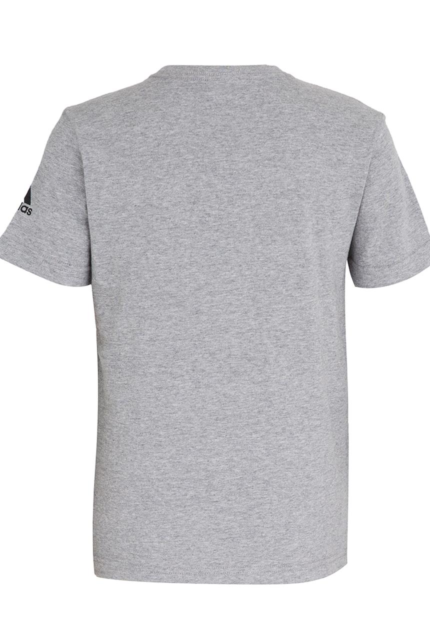 adidas Performance - Boys Overband Tee Mid Grey