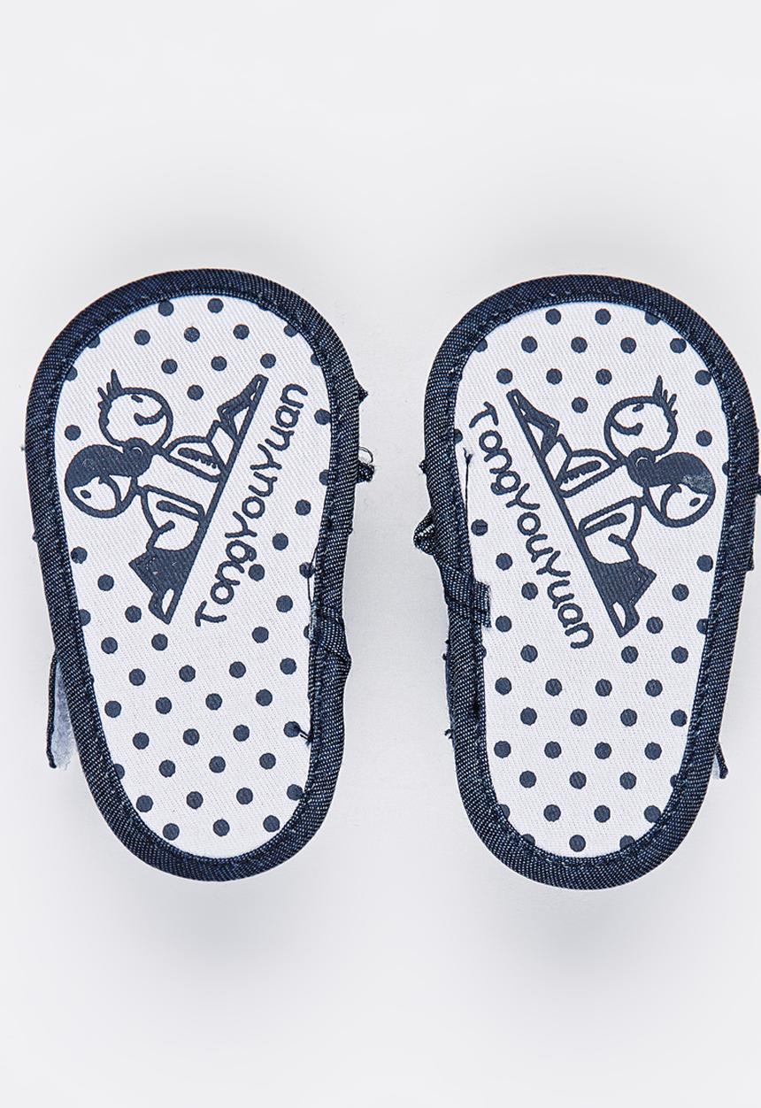 Pop Candy - Denim Ruffle Sandal Dark Blue