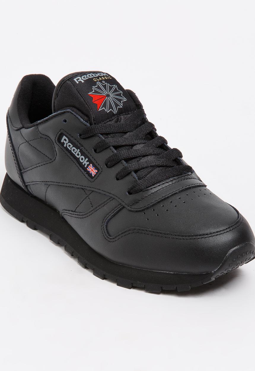 Reebok - Teens classic leather sneaker - black