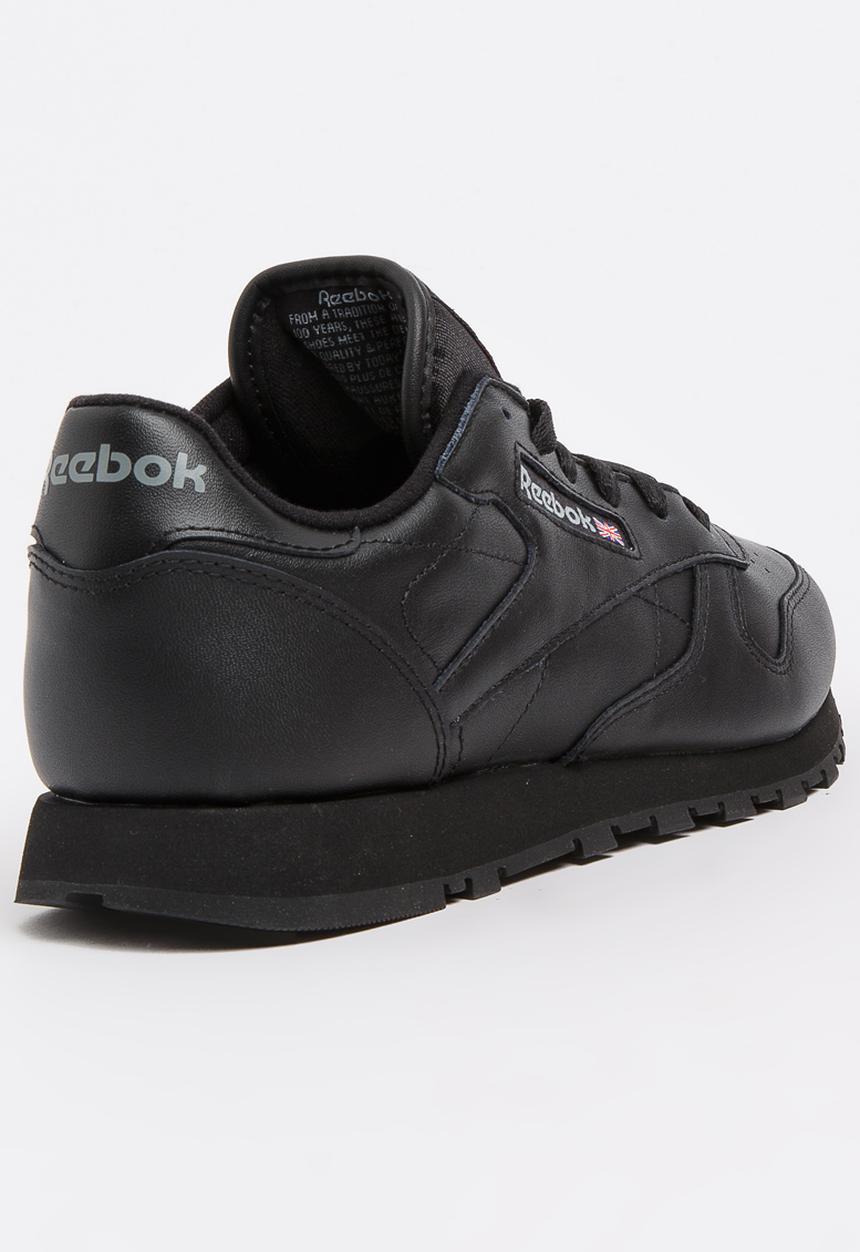 Reebok - Teens classic leather sneaker - black