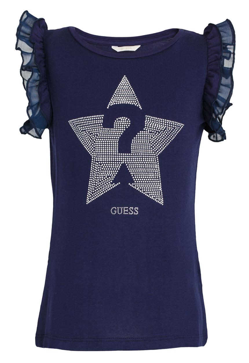 GUESS - S/L Star? Tee Blue