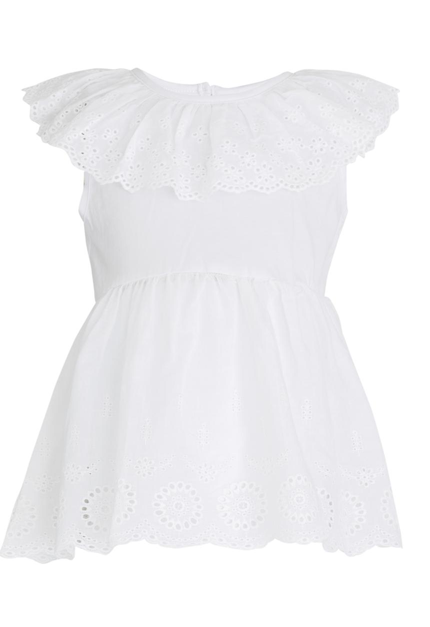 Pop Candy - Ruffle Detail Top White