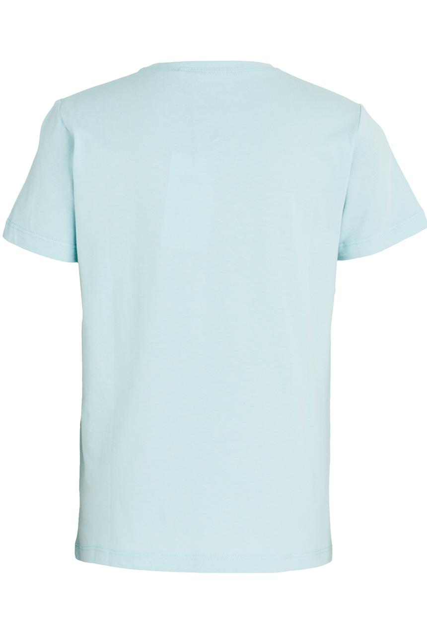 Name It - Short Sleeve Printed Tee Pale Blue