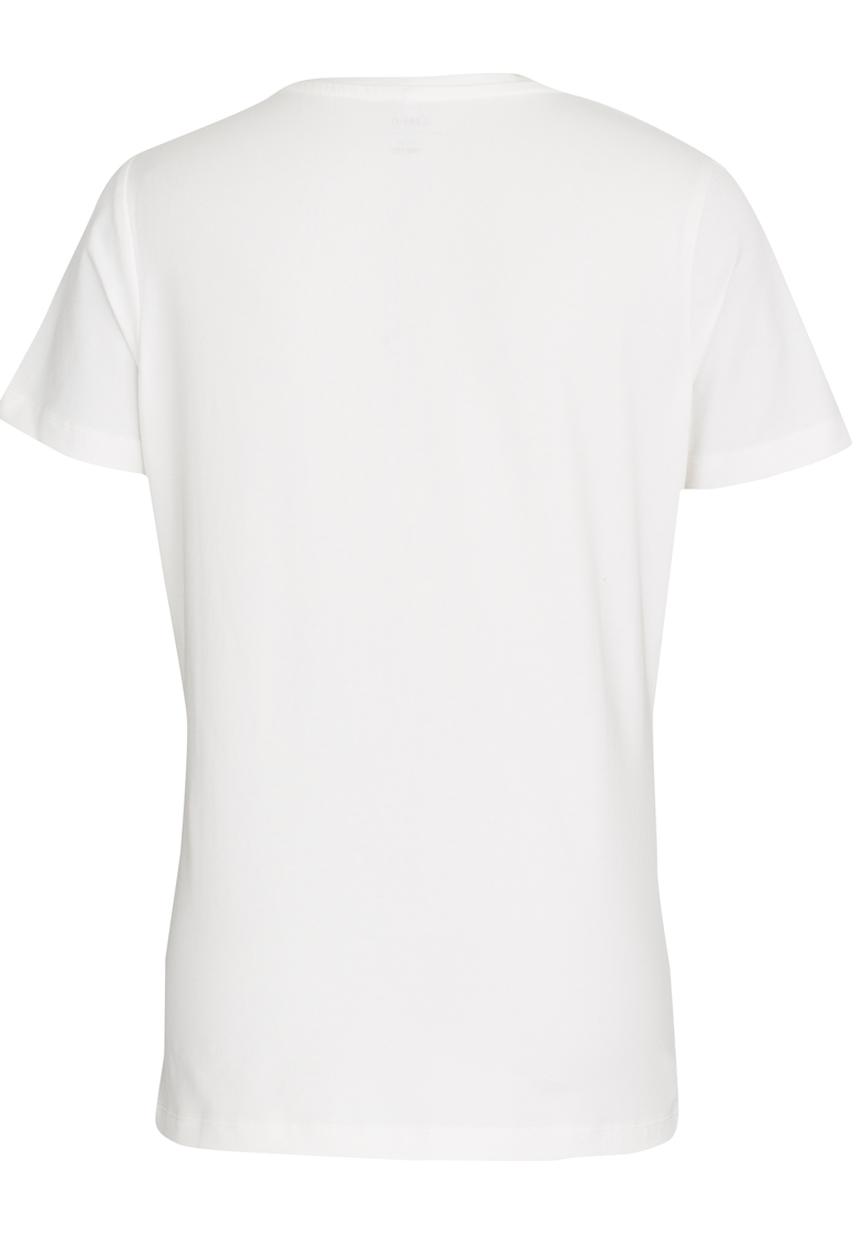 Name It - Girls Short Sleeve Printed Tee White