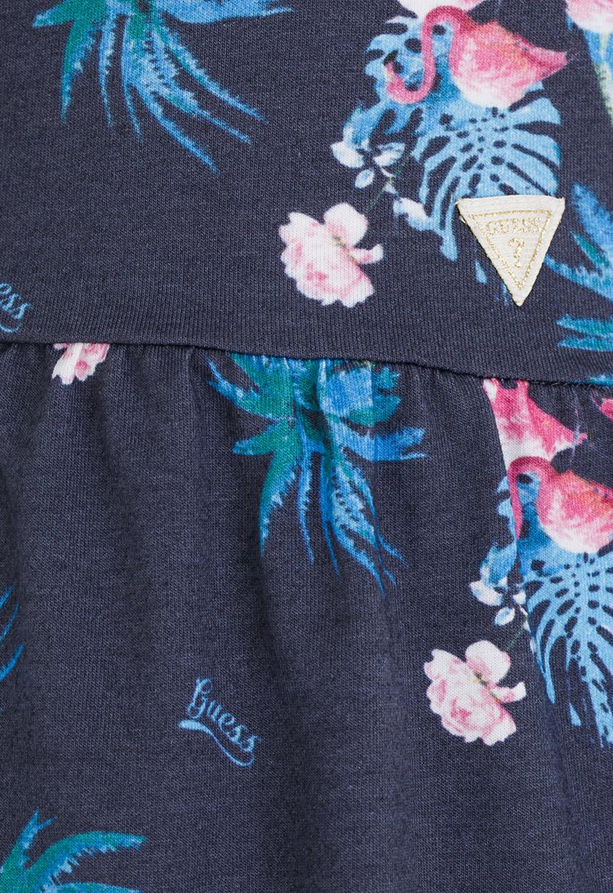 GUESS - Flamingo Printed  Dress Multi-colour
