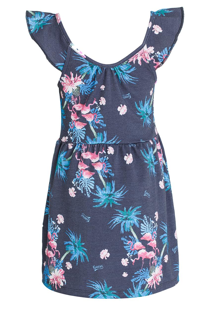 GUESS - Flamingo Printed  Dress Multi-colour