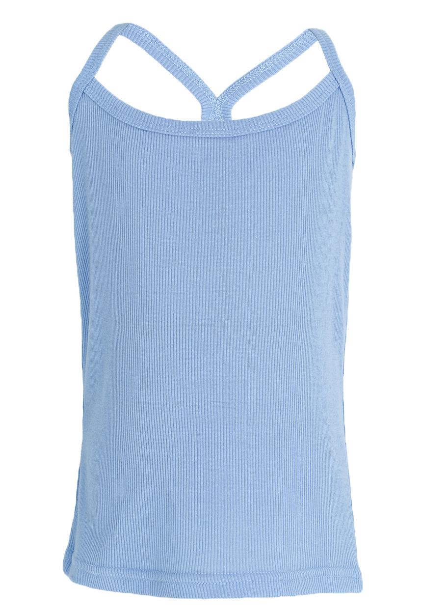 Pop Candy - Strappy Vest Mid Blue