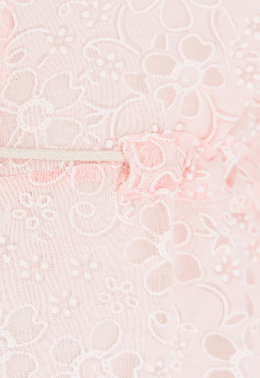 Pop Candy - Burnout Parka Jacket Pale Pink
