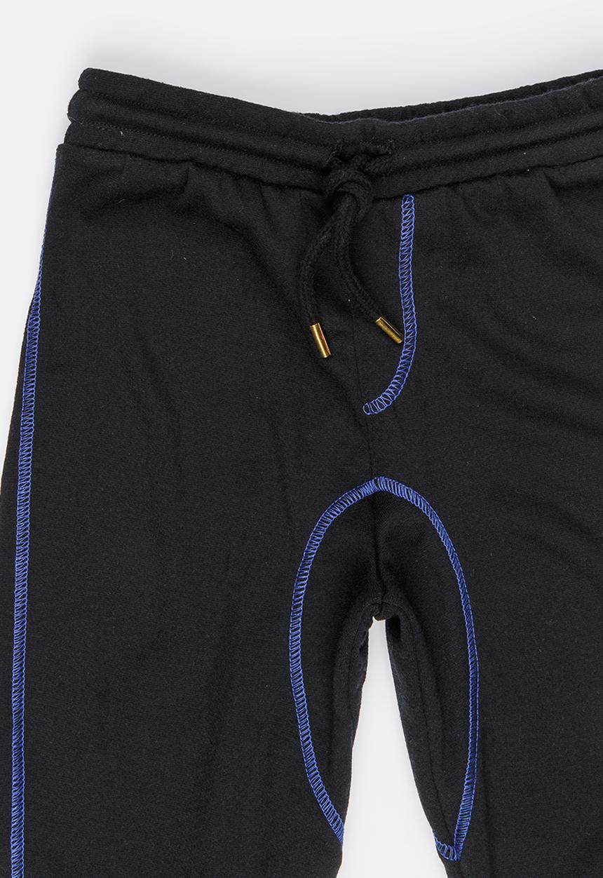 See-Saw - Un-brushed Fleece Jogger Black