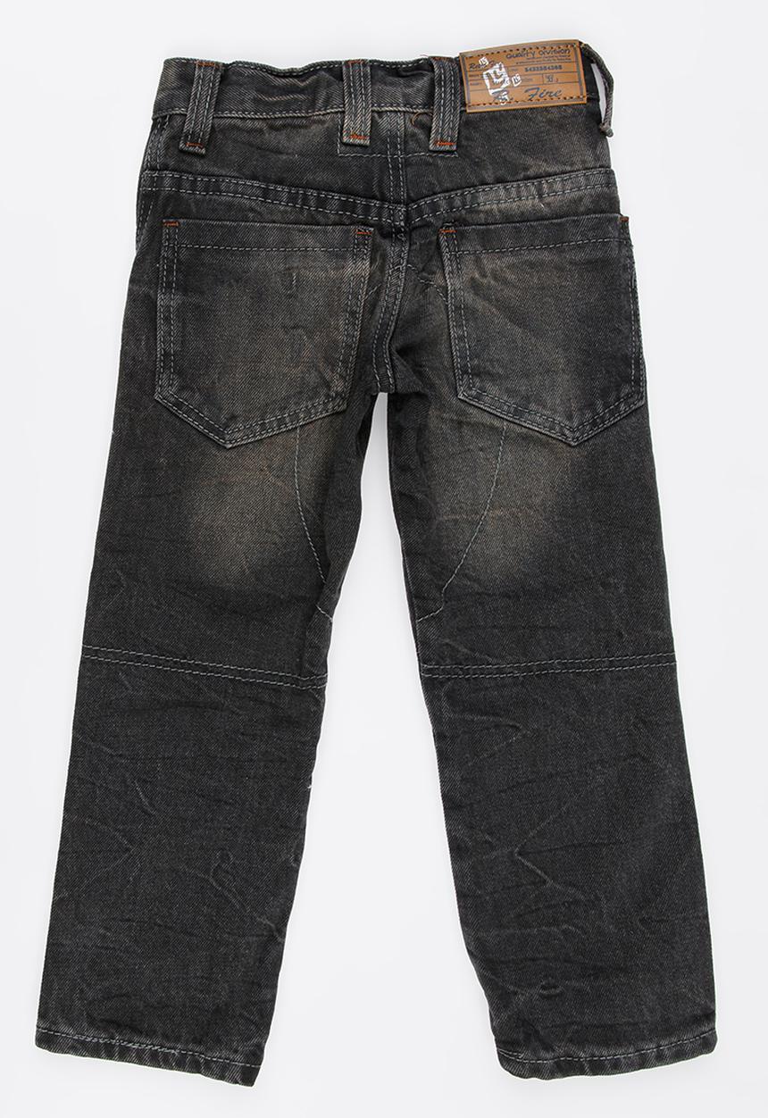 Twin Clothing - Boys Denim Cargo Pants Dark Grey