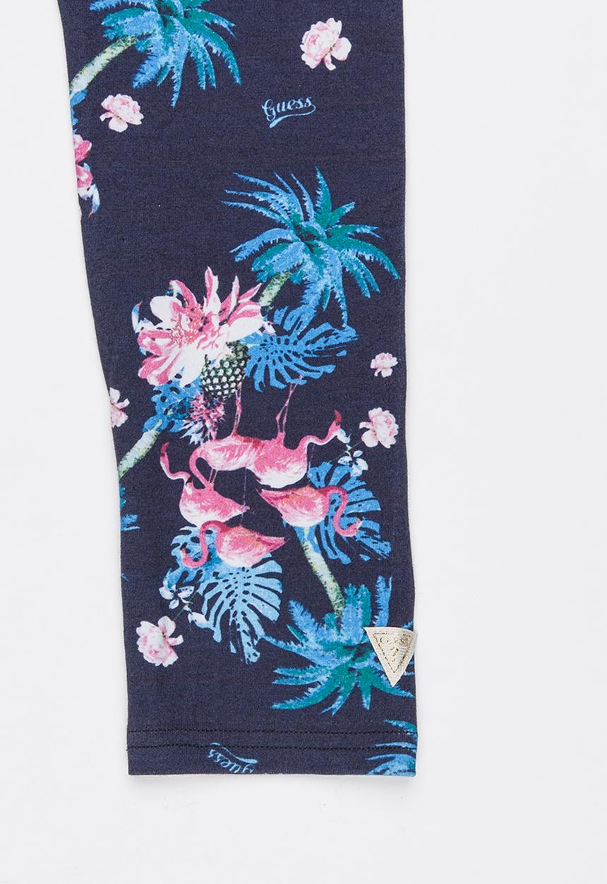 GUESS - Flamingo Printed  Leggings Multi-colour