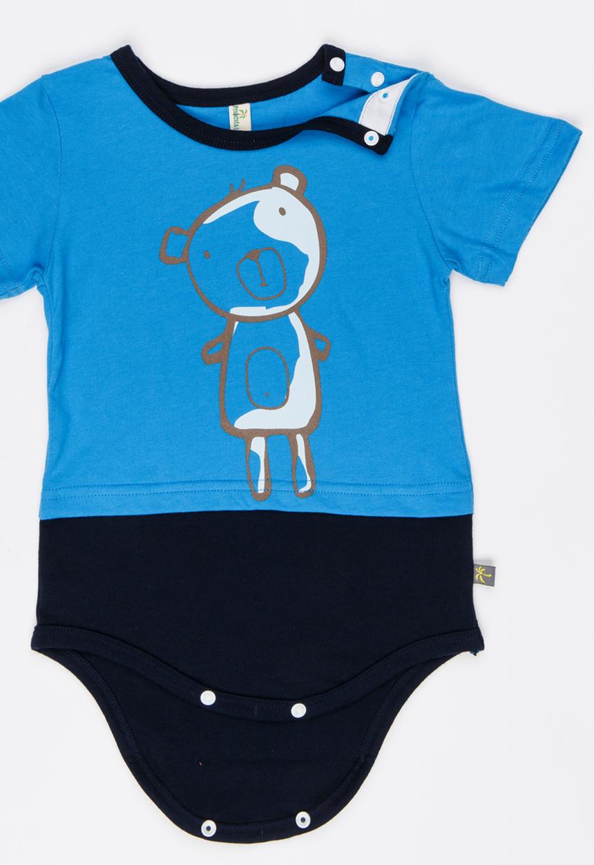 Peninsula Baby - Teddy Bodysuit Tee Blue
