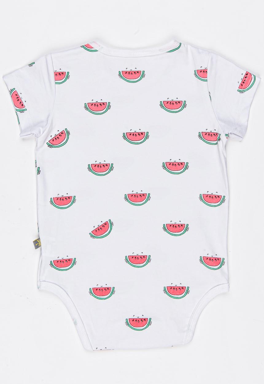 Peninsula Baby - Watermelon All Over Printed Bodysuit Multi-colour