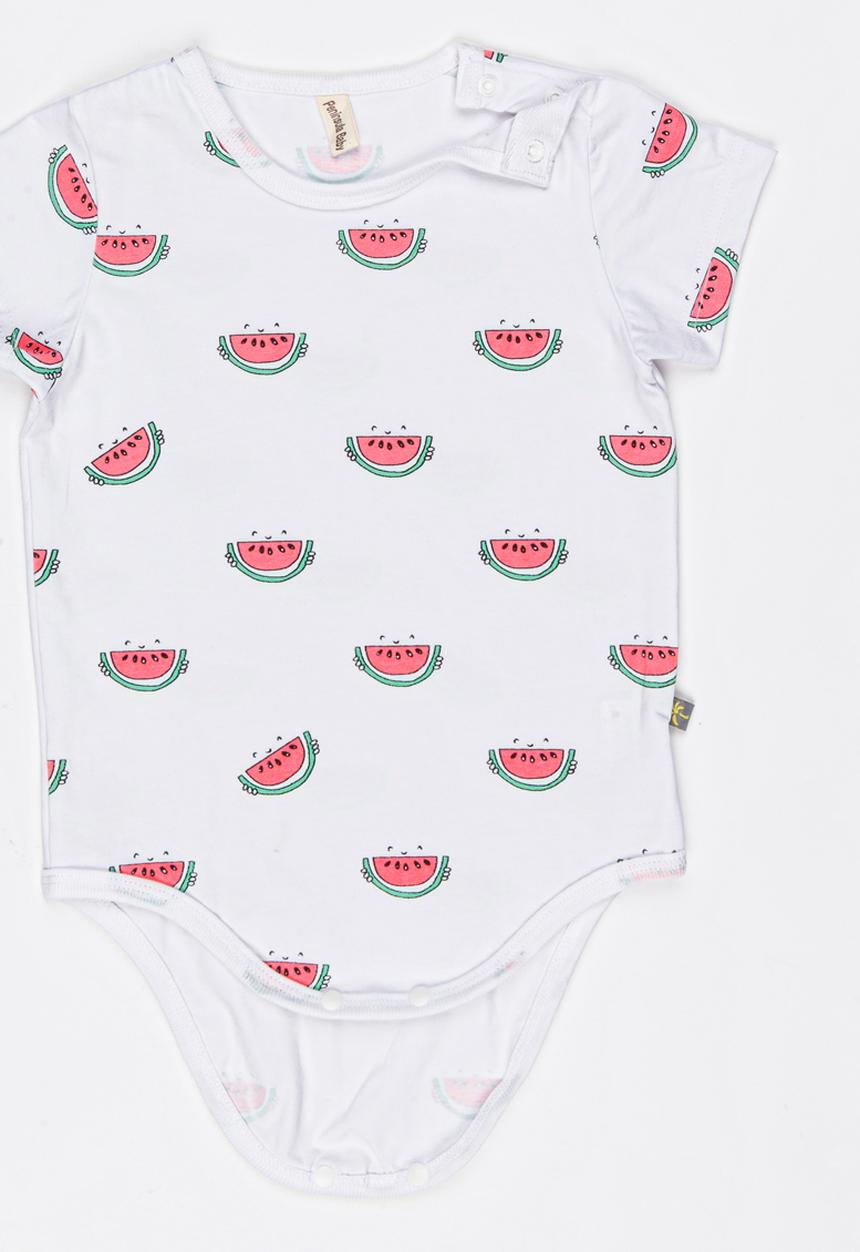 Peninsula Baby - Watermelon All Over Printed Bodysuit Multi-colour