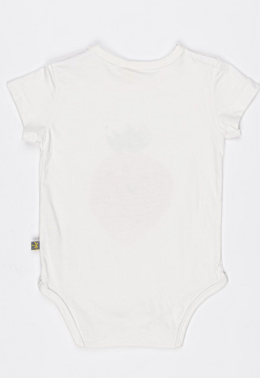Peninsula Baby - Strawberry Printed Bodysuit White
