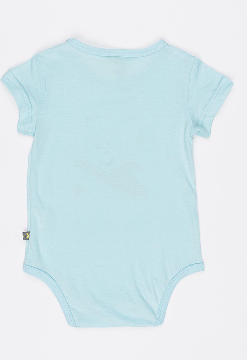Peninsula Baby - Banana Printed Bodysuit Blue