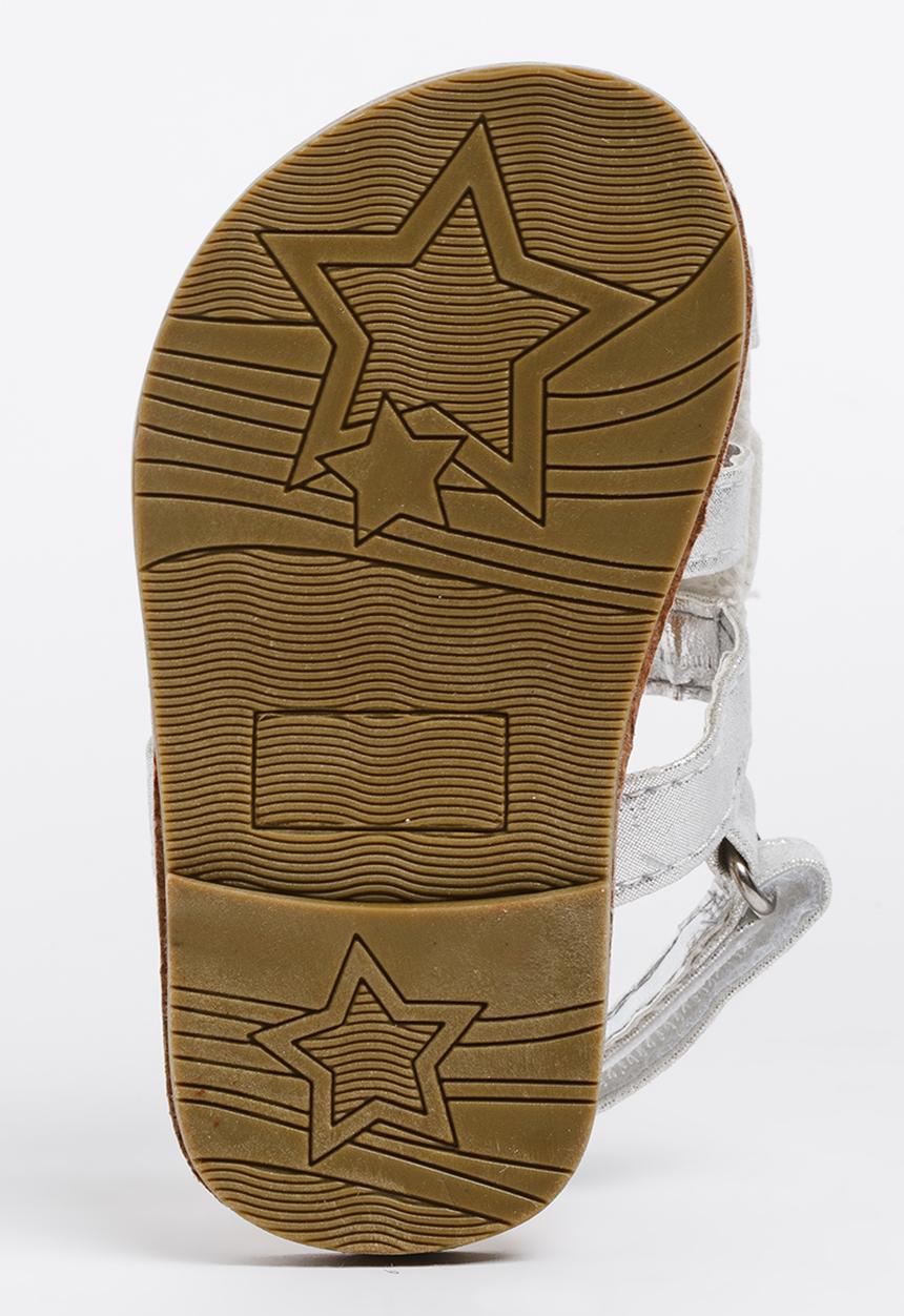 Pop Candy - Sandal with Fringing Silver